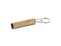 Porte-clés lampe de poche en bambou