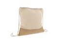 Sac à cordon Jute avec cordons en coton 38x41cm 1