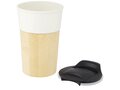 Tasse Pereira de 320 ml en porcelaine avec paroi extérieure en bambou 6