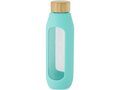 Bouteille Tidan de 600 ml en verre borosilicate avec grip en silicone 16