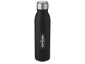 Bouteille de sport Harper 700 ml en acier inoxydable avec boucle métallique 18