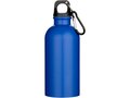 Bouteille d’eau Oregon de 400 ml à simple paroi, en acier inoxydable recyclé certifié RCS avec mousqueton 4