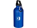 Bouteille d’eau Oregon de 400 ml à simple paroi, en acier inoxydable recyclé certifié RCS avec mousqueton 3