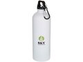 Bouteille d’eau Oregon de 750 ml en acier inoxydable à simple paroi certifiée RCS, recyclé mat avec mousqueton 1