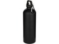 Bouteille d’eau Oregon de 750 ml en acier inoxydable à simple paroi certifiée RCS, recyclé mat avec mousqueton 12