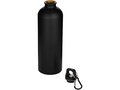 Bouteille d’eau Oregon de 750 ml en acier inoxydable à simple paroi certifiée RCS, recyclé mat avec mousqueton 15