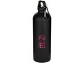 Bouteille d’eau Oregon de 750 ml en acier inoxydable à simple paroi certifiée RCS, recyclé mat avec mousqueton 13
