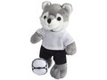 Loup en peluche Dribble 5