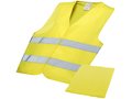 Gilet de sécurité jaune avec étui