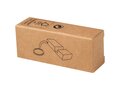 Support de téléphone en bambou Bosona avec porte-clés 2