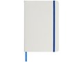 Carnet de notes blanc A5 Spectrum avec élastique de couleur 7