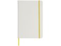 Carnet de notes blanc A5 Spectrum avec élastique de couleur ref 107135