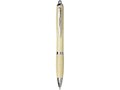 Stylo à bille Nash en paille de blé avec pointe chromée 19