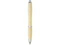 Stylo à bille Nash en paille de blé avec pointe chromée 21