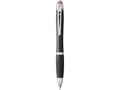 Stylo bille lumineux avec corps et grip noirs Nash 4