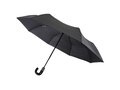 Parapluie Montebello de 21" pliable à ouverture/fermeture automatique, avec poignée courbe