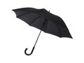 Parapluie Fontana de 23" à ouverture automatique avec aspect carbone et poignée courbe