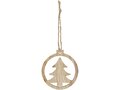 Décoration d'arbre Natall en bois 2
