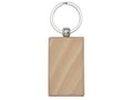 Porte-clés rectangulaire Gian en bois de hêtre 4