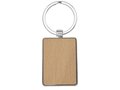 Porte-clés rectangulaire Mauro en bois de hêtre 4