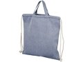 Sac à dos en coton recyclé 150 g/m² Pheebs avec cordon de serrage