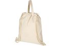 Sac à dos en coton recyclé 210 g/m² Pheebs avec cordon de serrage 4