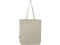 Sac shopping Pheebs en coton recyclé 150 g/m² de 9 l avec poche avant 3