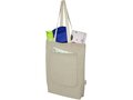 Sac shopping Pheebs en coton recyclé 150 g/m² de 9 l avec poche avant 4