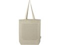 Sac shopping Pheebs en coton recyclé 150 g/m² de 9 l avec poche avant 2