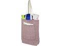 Sac shopping Pheebs en coton recyclé 150 g/m² de 9 l avec poche avant 12