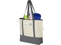 Sac shopping à fermeture éclair 10 L en coton recyclé 320 g/m² Repose 4