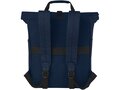 Sac à dos pour ordinateur portable Joey de 15 L en toile recyclée GRS 15 pouces avec dessus enroulable 2