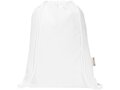 Sac de 5 L avec cordon Oregon Blend en coton recyclé 140 g/m² certifié GRS 2