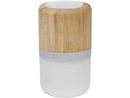 Haut-parleur Bluetooth® Aurea en bambou avec lumière