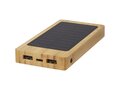 Batterie de secours solaire Alata de 8 000 mAh en bambou