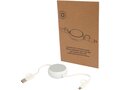 Câble rétractable 5 en 1 Alasia de 100 cm en plastique recyclé et aluminium pour la synchronisation des données et la charge rapide de 45 W 15