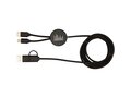 Câble 5 en 1 Chechia en plastique recyclé de 150 cm pour la synchronisation des données et la charge rapide de 27 W avec détails en bambou 9