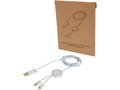 Câble 5 en 1 Alasia en aluminium et plastique recyclés de 150 cm pour la synchronisation des données et la charge rapide de 27 W 15