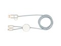 Câble 5 en 1 Alasia en aluminium et plastique recyclés de 150 cm pour la synchronisation des données et la charge rapide de 27 W 16
