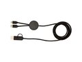 Câble 5 en 1 Citala en plastique recyclé de 150 cm pour la synchronisation des données et la charge rapide de 27 W 11