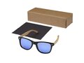 Lunettes de soleil polarisées miroir Hiru en rPET/bois dans coffret cadeau 6