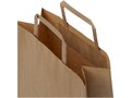 Sac en papier Kraft 80-90 g/m² avec poignées plates, taille moyenne 10