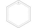 Attache réfléchissante RFX™ hexagonale en TPU 5
