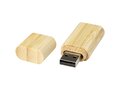 Clé USB 3.0 en bambou avec porte-clés