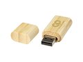 Clé USB 3.0 en bambou avec porte-clés 1