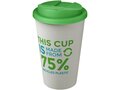 Gobelet Americano® Eco recyclé de 350 ml avec couvercle anti-déversement 25