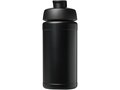 Bouteille de sport Baseline de 500 ml recyclée avec couvercle rabattable 22