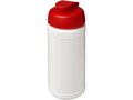 Bouteille de sport Baseline de 500 ml recyclée avec couvercle rabattable 24