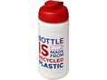 Bouteille de sport Baseline de 500 ml recyclée avec couvercle rabattable 25