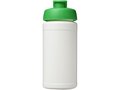 Bouteille de sport Baseline de 500 ml recyclée avec couvercle rabattable 34